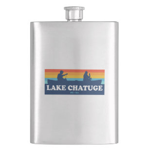 Lake Chatuge North Carolina Georgia Canoe Hip Flask