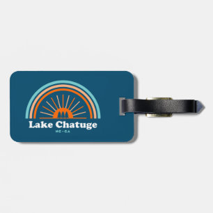 Lake Chatuge North Carolina Georgia Rainbow Luggage Tag