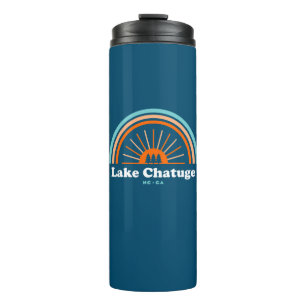 Lake Chatuge North Carolina Georgia Rainbow Thermal Tumbler