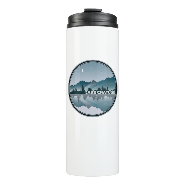 Lake Chatuge North Carolina Georgia Reflection Thermal Tumbler (Front)
