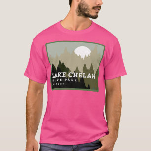 Lake Chelan State Park Washington Trees and Forest T-Shirt