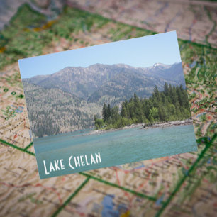 Lake Chelan, Washington Travel Photo Postcard