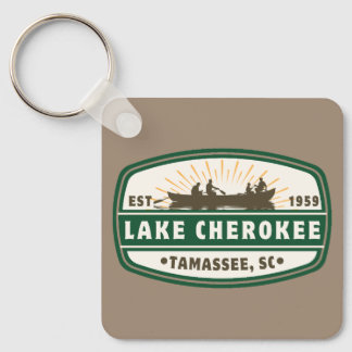 Lake Cherokee Keychain - boat
