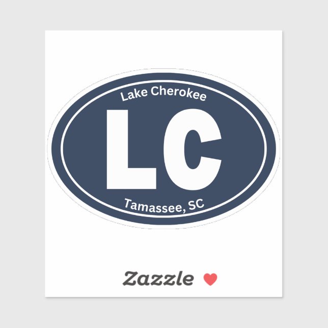 Lake Cherokee LC Vinyl Sticker (Sheet)