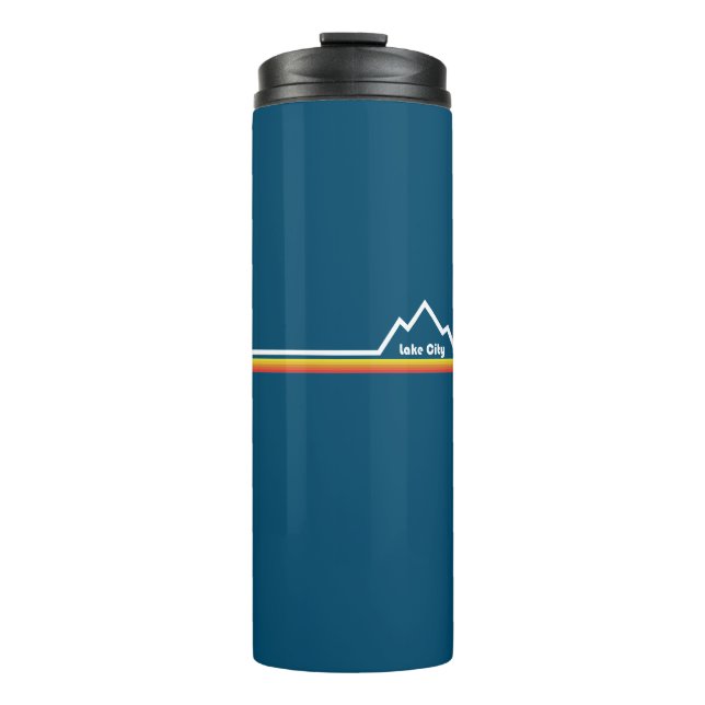Lake City Colorado Thermal Tumbler (Front)