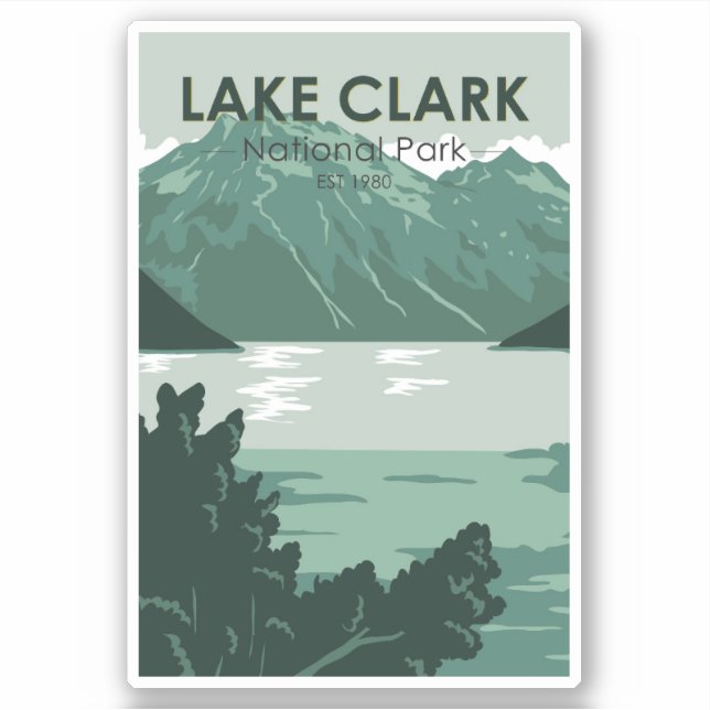 Lake Clark National Park Alaska Vintage (Front)