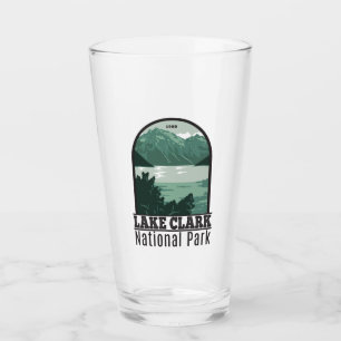 Lake Clark National Park Alaska Vintage  Glass