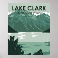 Lake Clark National Park Alaska Vintage