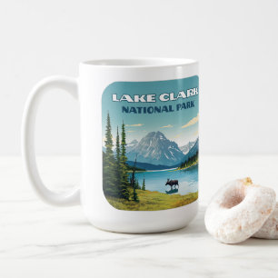 Lake Clark National Park Alaska Vintage Travel  Coffee Mug