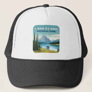 Lake Clark National Park Alaska Vintage Travel  Trucker Hat