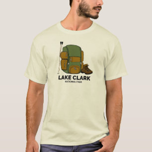 Lake Clark National Park Backpack T-Shirt