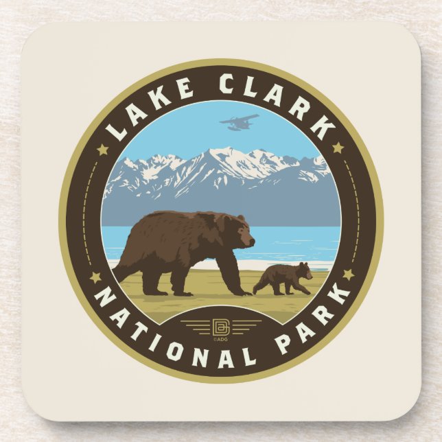 Lake Clark National Park Coaster (Front)