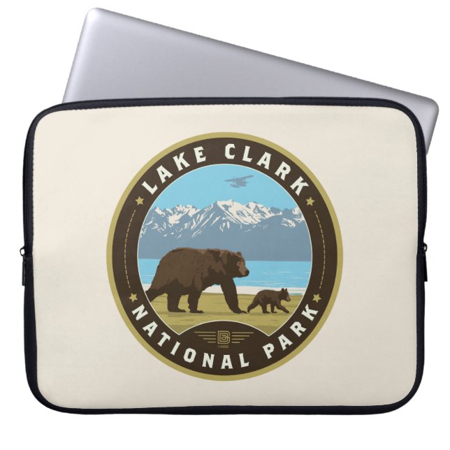 Lake Clark National Park Laptop Sleeve (Front)