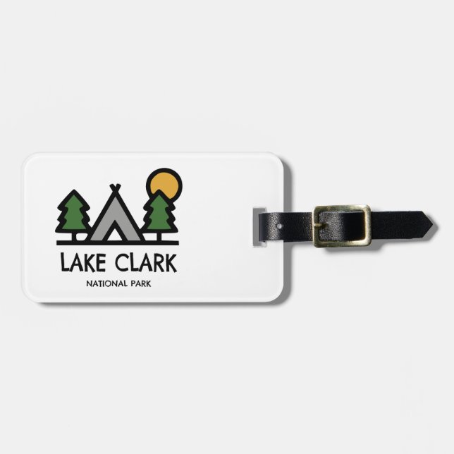 Lake Clark National Park Luggage Tag (Front Horizontal)