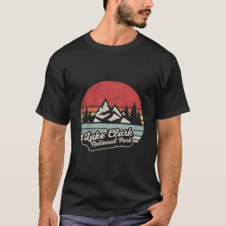 Lake Clark National Park Map T-Shirt