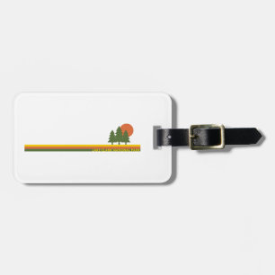 Lake Clark National Park Pine Trees Sun Luggage Tag