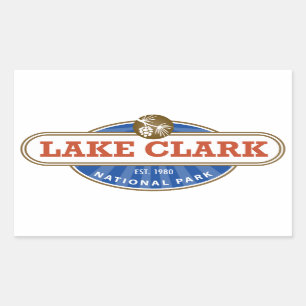 Lake Clark National Park Rectangular Sticker