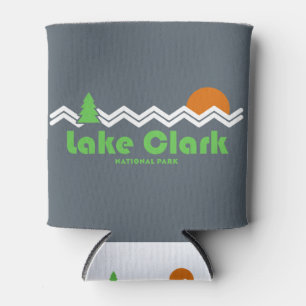 Lake Clark National Park Retro Can Cooler