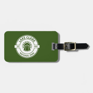 Lake Clark National Park Sun Trees Luggage Tag