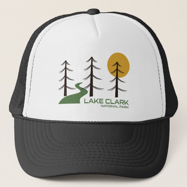 Lake Clark National Park Trail Trucker Hat (Front)