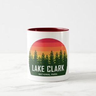 Lake Clark National Park Two-Tone Coffee Mug
