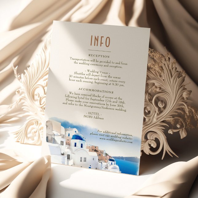 Lake Como Italy Destination Insert INFO Details In Invitation (Creator Uploaded)