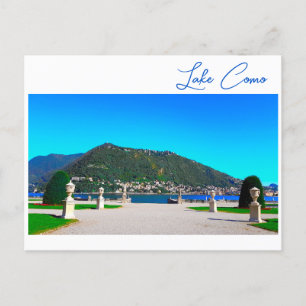 Lake Como Italy Landscape Mountains Postcard