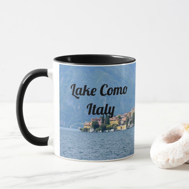Lake Como, Italy Mug (With Donut)