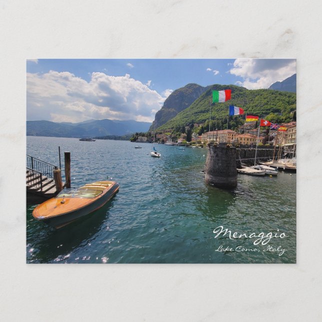 Lake Como, Italy Postcard (Front)