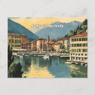 Lake Como, Italy Postcard