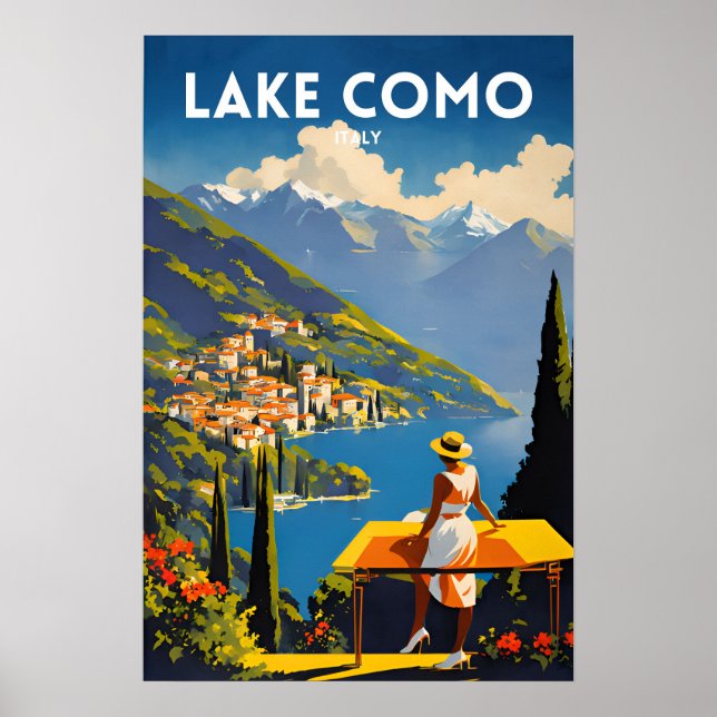 Lake Como Italy Poster (Front)