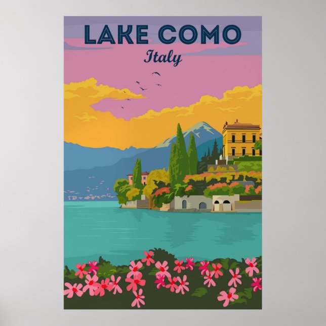 Lake Como, Italy Poster (Front)