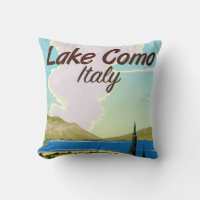 Lake Como Italy travel poster