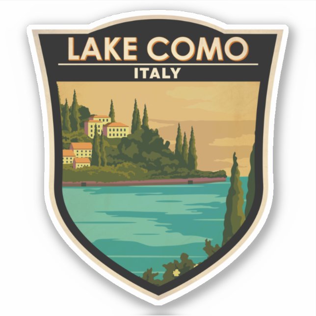 Lake Como Italy Vintage (Front)