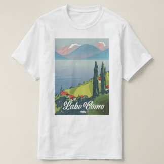 Lake Como Italy vintage style travel poster T-Shirt