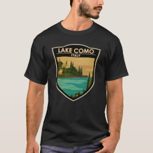 Lake Como Italy Vintage  T-Shirt