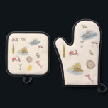 Lake Como Italy Watercolor  Oven Mitt & Pot Holder Set<br><div class="desc">The Lake Como, Italy Watercolor Oven Mitt & Pot Holder Set brings the serene beauty of one of Italy’s most breathtaking destinations into your kitchen. Featuring delicate watercolor illustrations of Lake Como’s iconic villas, picturesque waterfront, and rolling hills, this set captures the elegance and tranquillity of this beloved Italian getaway....</div>