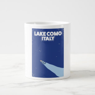 lake como itlay travel poster large coffee mug