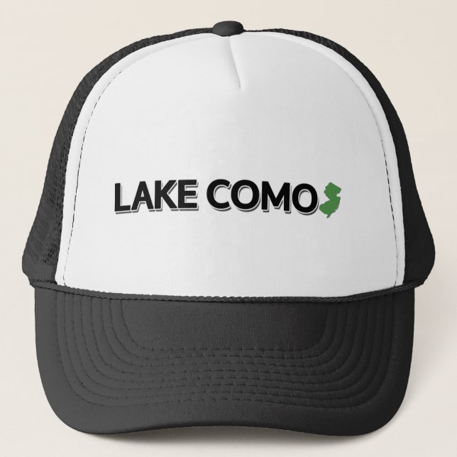 Lake Como, New Jersey Trucker Hat (Front)