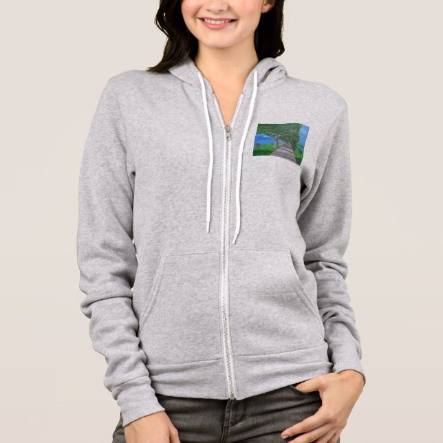 Lake Como Side Walk2 Hoodie (Front)