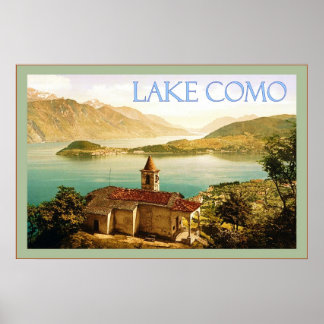 Lake Como ~ Vintage Travel Poster