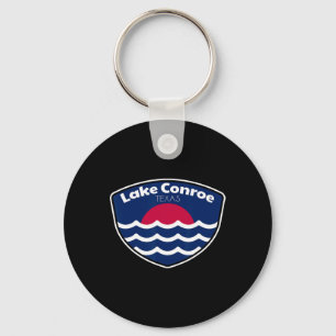 Lake Conroe Texas Fishing Key Ring