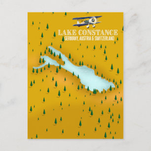 Lake Constance Germany, Austria and Switzerland Postcard
