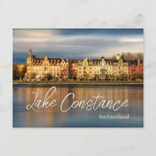 Lake Constance Switzerland Travel Postcard