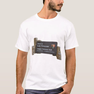 Lake Crescent Olympic National Park entry sign T-Shirt