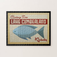 Lake Cumberland Fish Vintage Travel