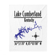Lake Cumberland Kentucky Shoreline Map Coordinates
