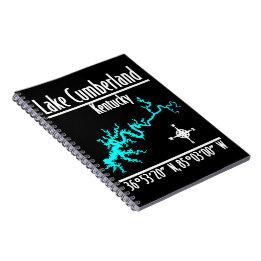 Lake Cumberland Kentucky Shoreline Map Coordinates Notebook