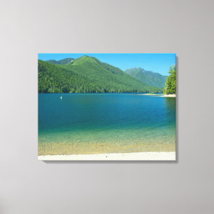 Lake Cushman Summer 3-Panel Canvas
