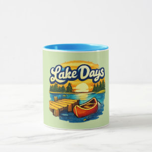 Lake Days   Perfect Summer Lake Life Mug
